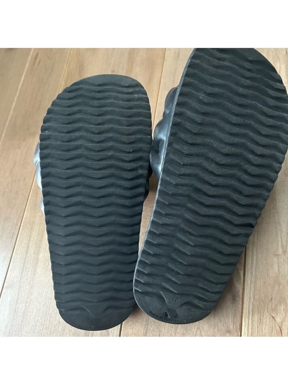 Black Braided Sandals - Picture 3 of 3